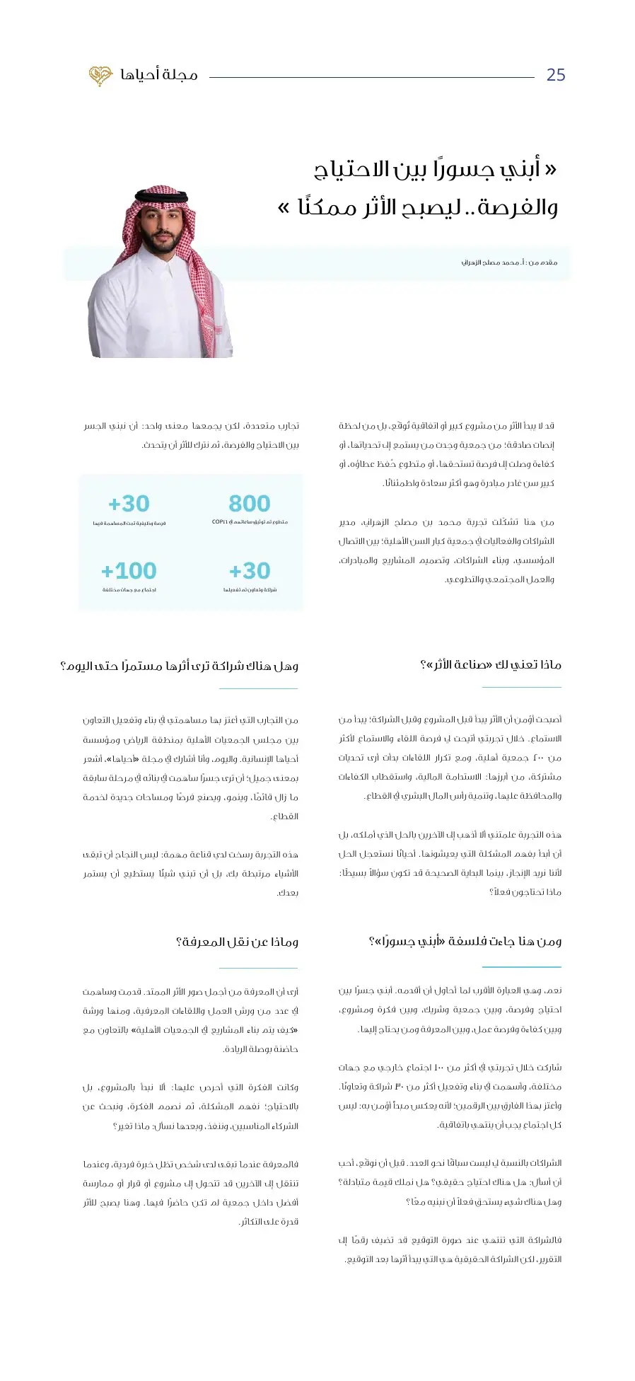 مجلة أحياها — العدد الأول — صفحة 25